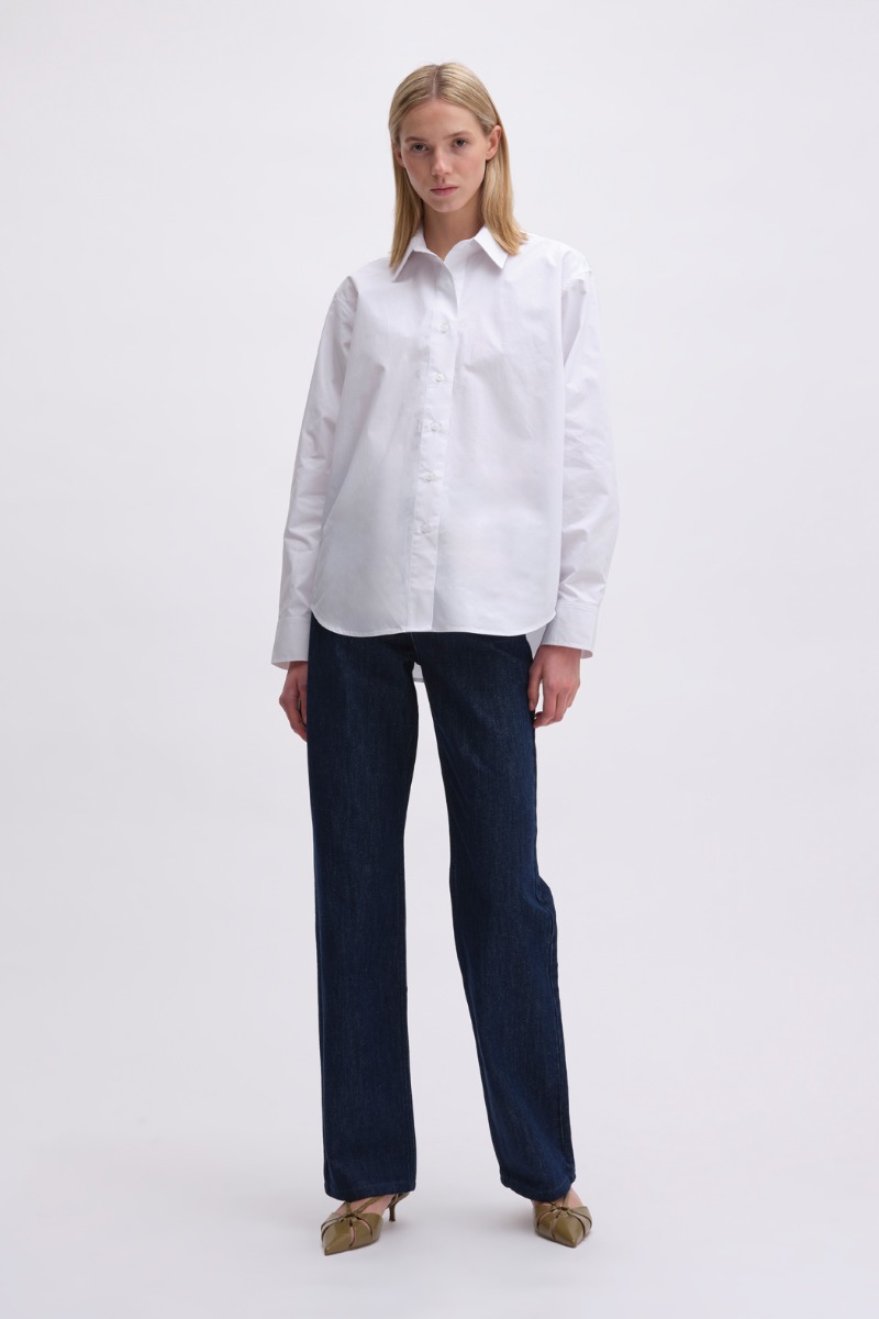 remain birger christensen Boxy Shirt Bright White