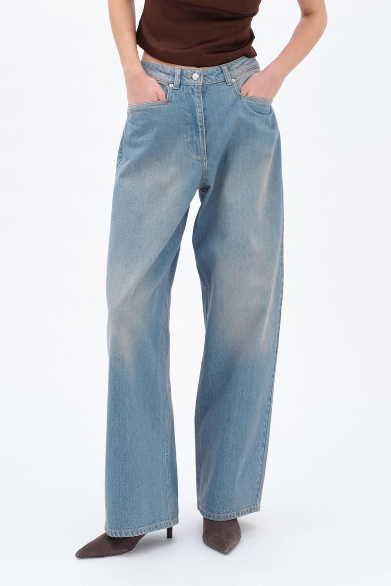 remain birger christensen Cocoon Denim Pants Blue