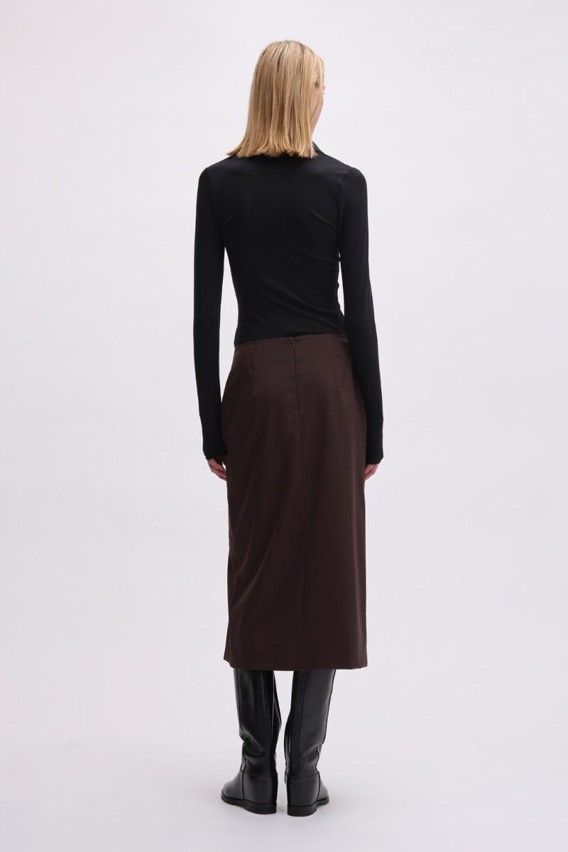 Remain Birger Christensen Jersey Polo Top Black