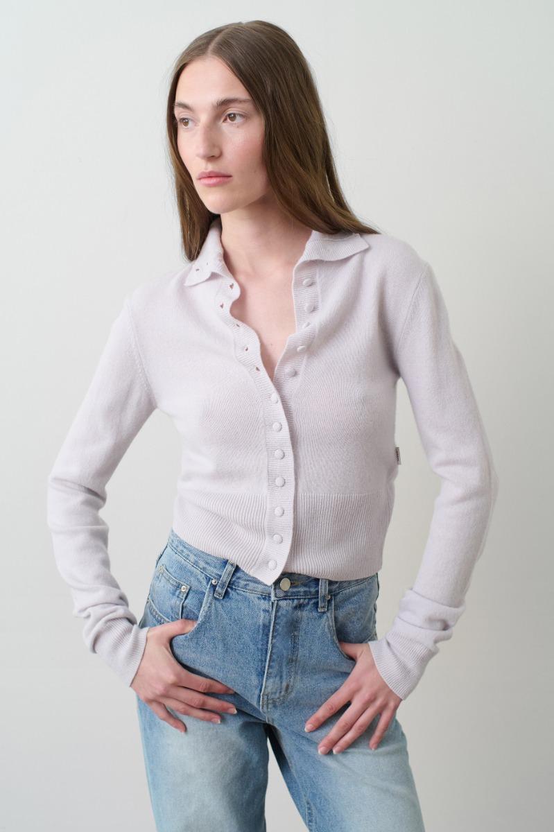 Remain Birger Christensen Knit Cardigan Beige