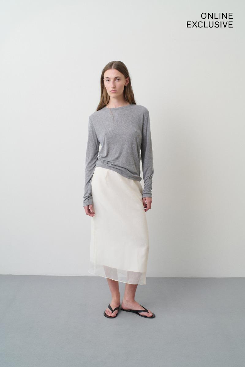 remain birger christensen Layered Skirt Creme