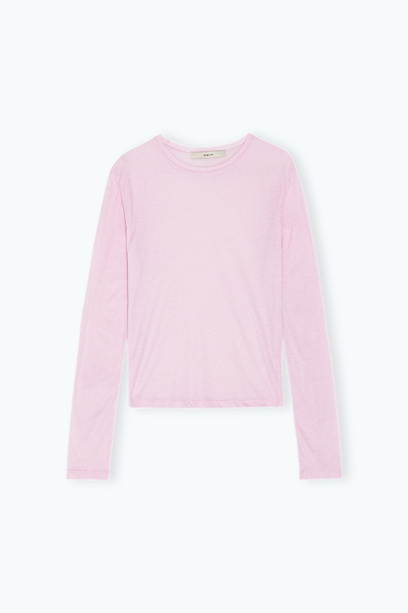 Remain Birger Christensen Long Sleeve T-shirt Pink