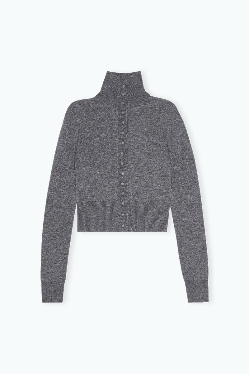 Remain Birger Christensen Slim Fit Cardigan Grey