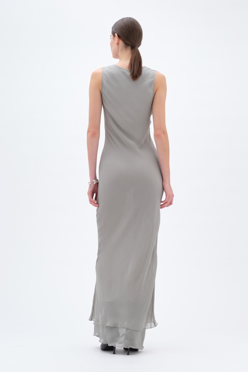 Remain Birger Christensen Slip Dress Mirage Grey