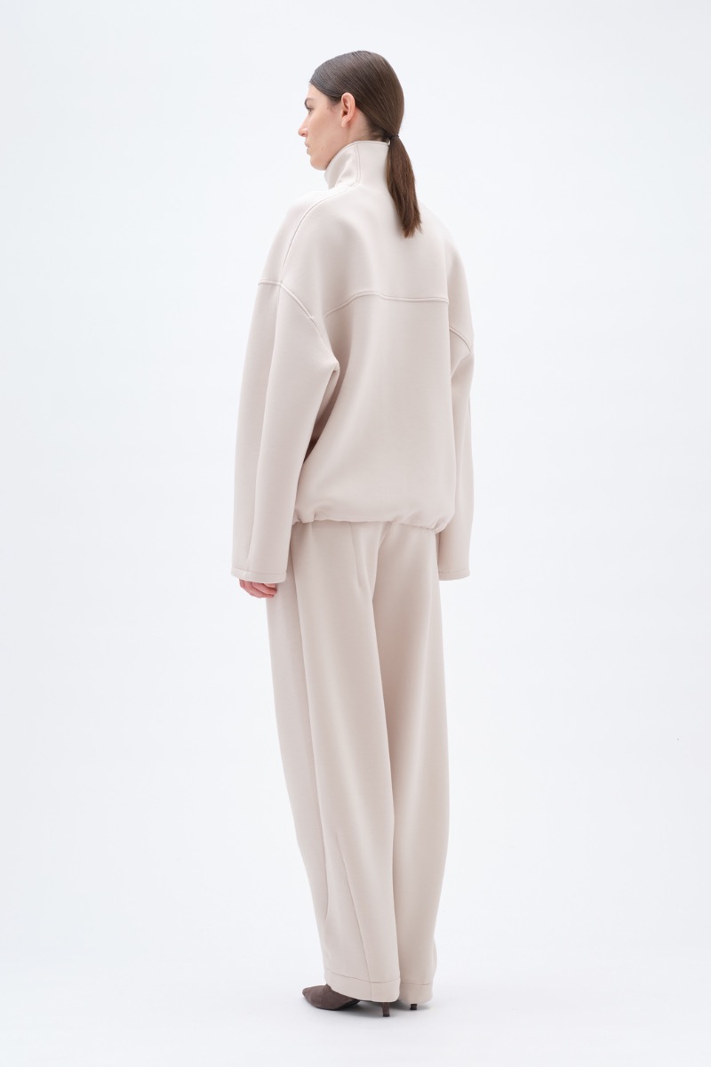 Remain Birger Christensen Soft Zipped Jacket Beige
