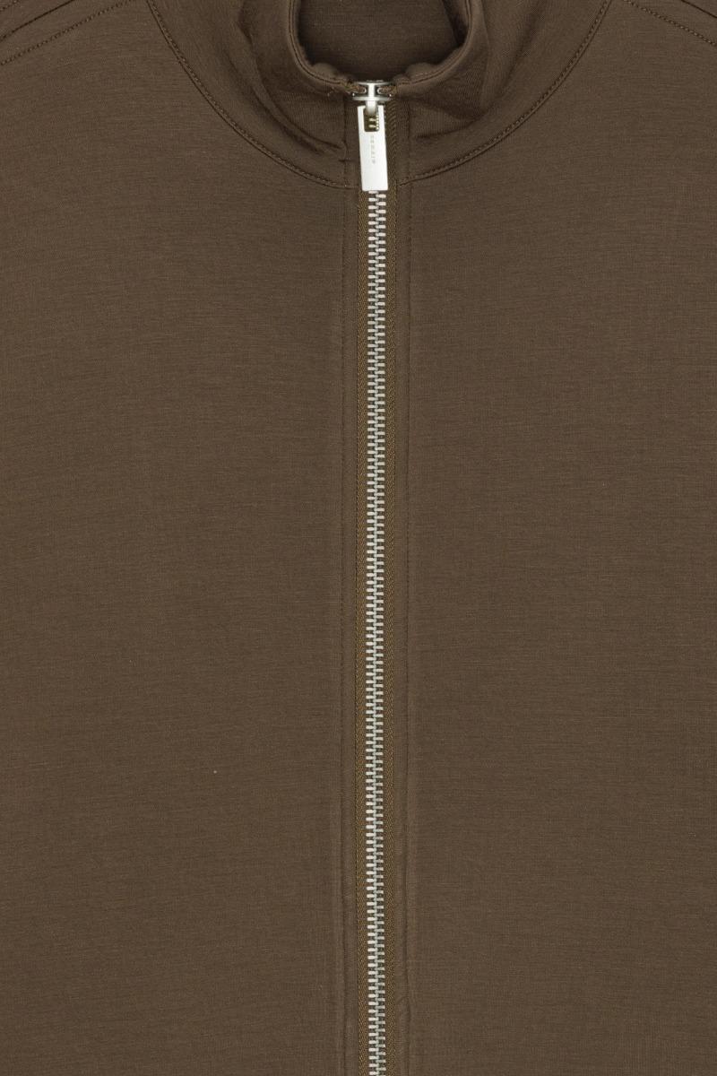 Remain Birger Christensen Soft Zipped Jacket Brown