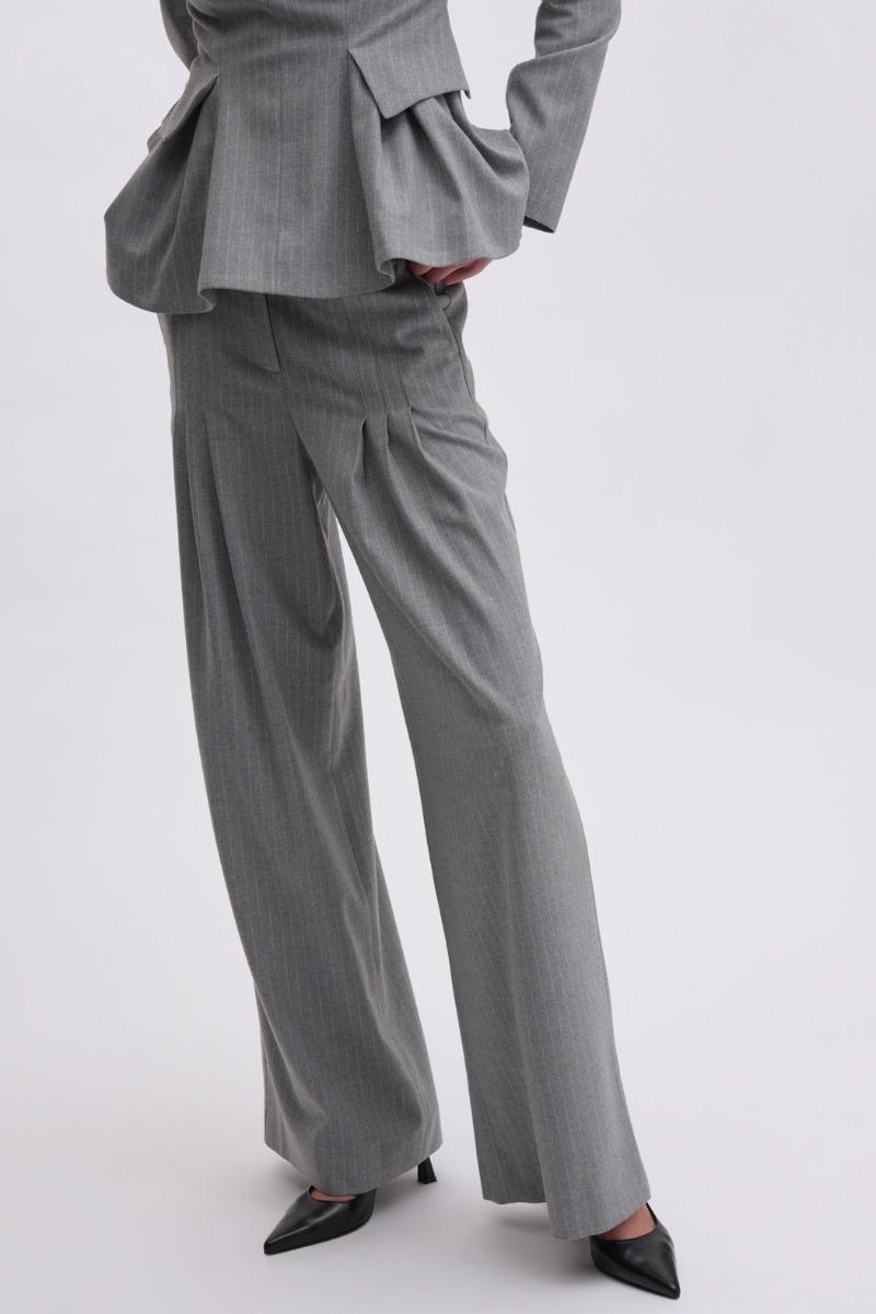 Remain Birger Christensen Wide Suiting Pants Grey