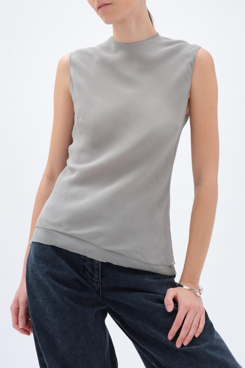 Remain Birger Christensen Sleeveless Top Mirage Grey