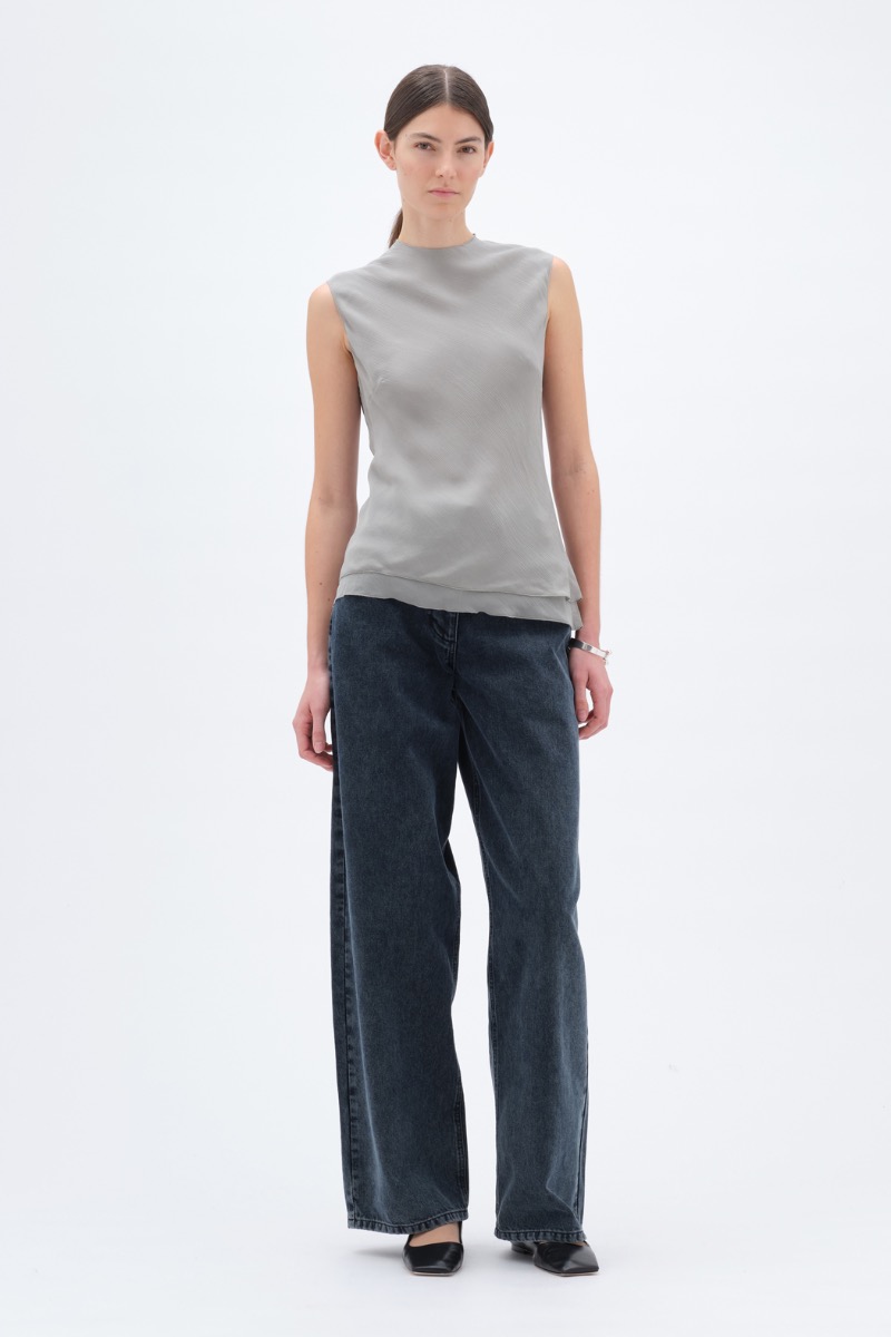 remain birger christensen Sleeveless Top Mirage Grey