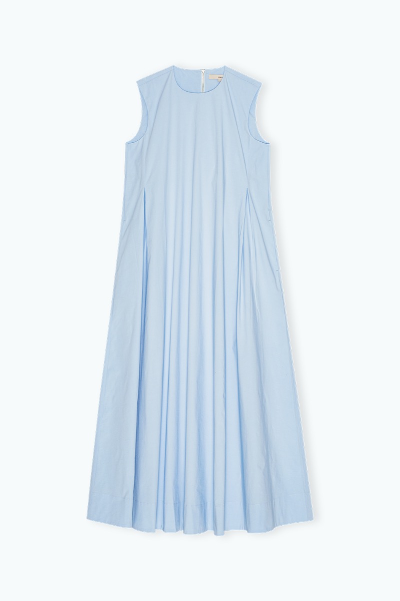 Remain Birger Christensen Wide Maxi Dress Light Blue