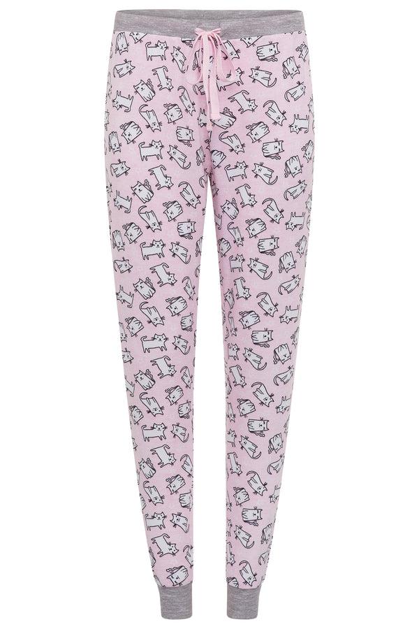 Rene Rofe 2 Pack Short Sleeve Lightweight Hacci Jogger Set