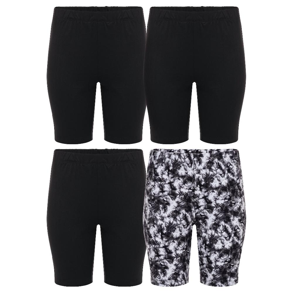 rene rofe 4 Pack Yummy Butter Soft Slim Fit Lounge Shorts