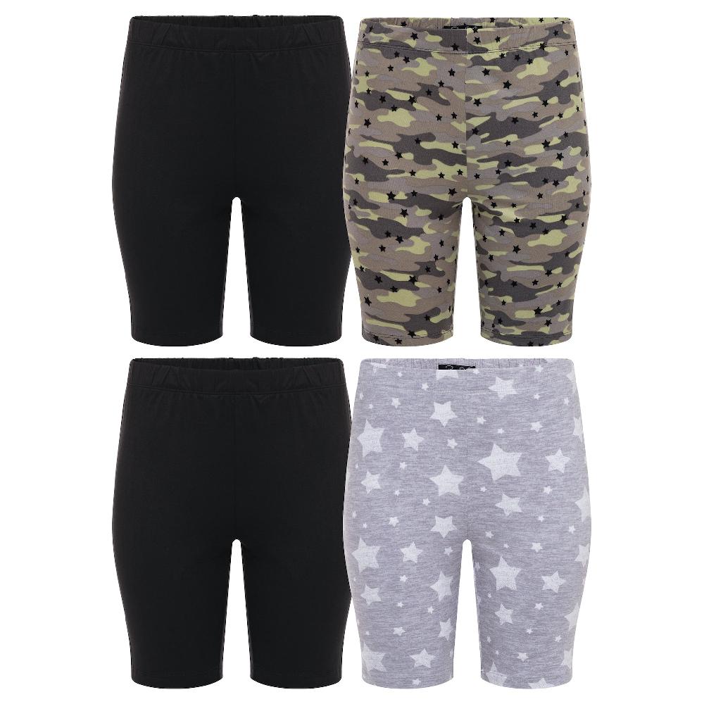 rene rofe 4 Pack Yummy Butter Soft Slim Fit Lounge Shorts