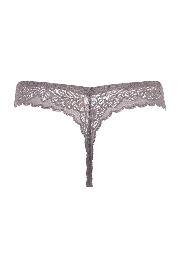 Rene Rofe 5 Pack Laser Cut No Show Invisible Thong Panties