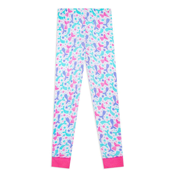 Rene Rofe Girls Snug Fit Cotton Pajama Pant And Short Set