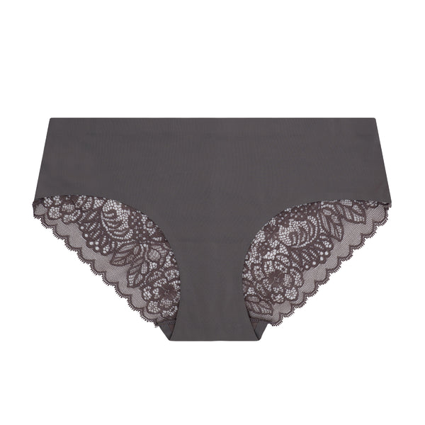 Rene Rofe 10 Pack No Show Lace Back Hipsters