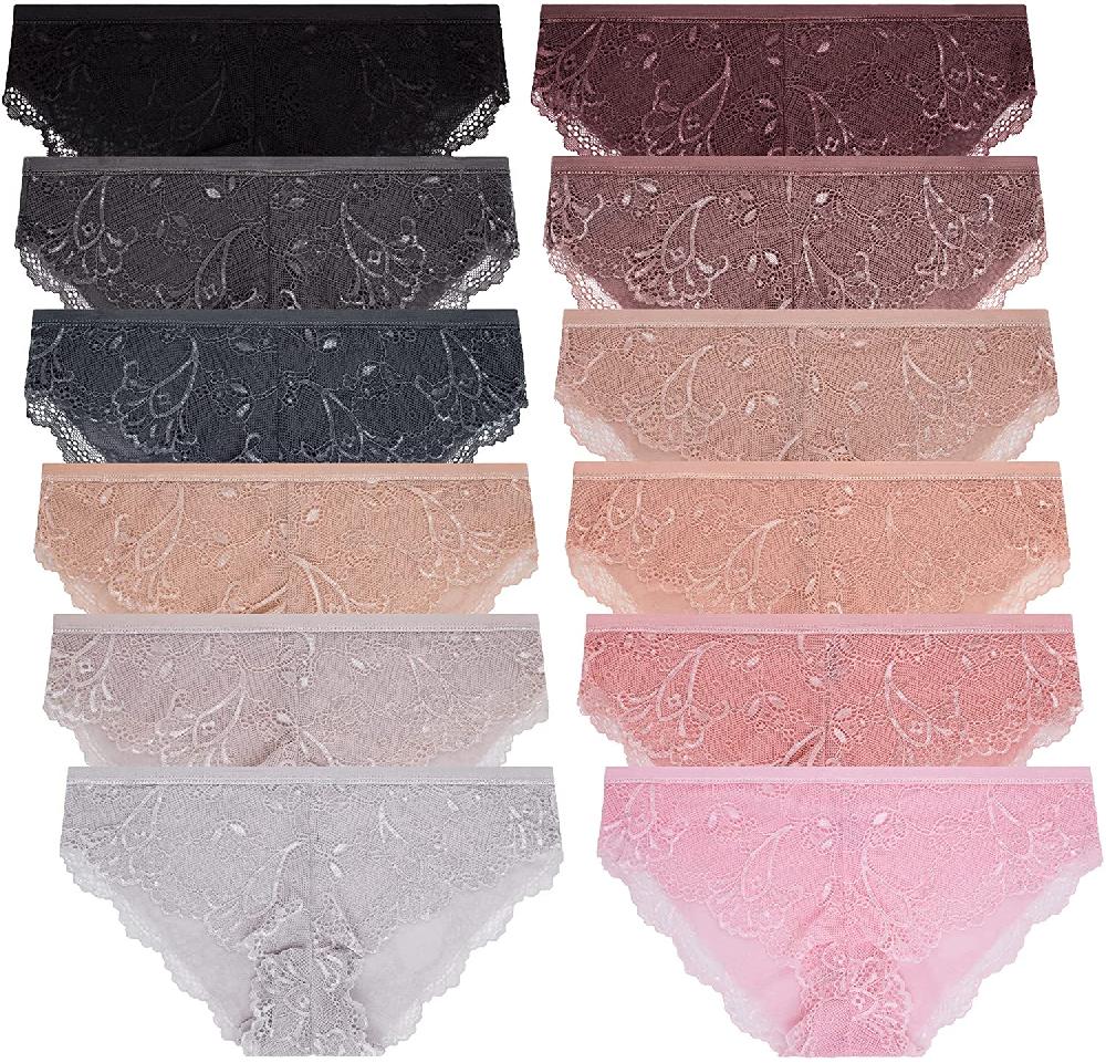 rene rofe 12 Pack Lace Bikinis