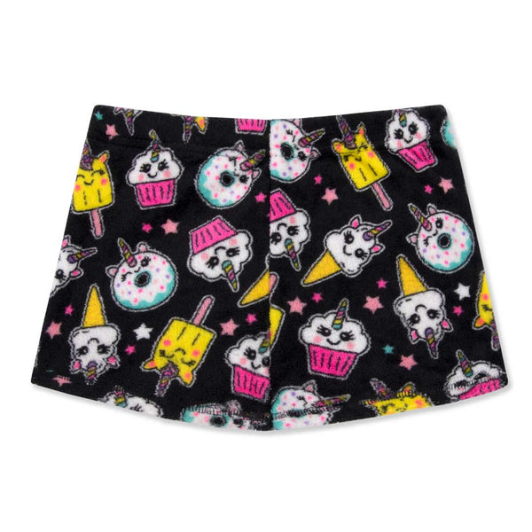 Rene Rofe 2 Pack Girls Fleece Pajama Shorts