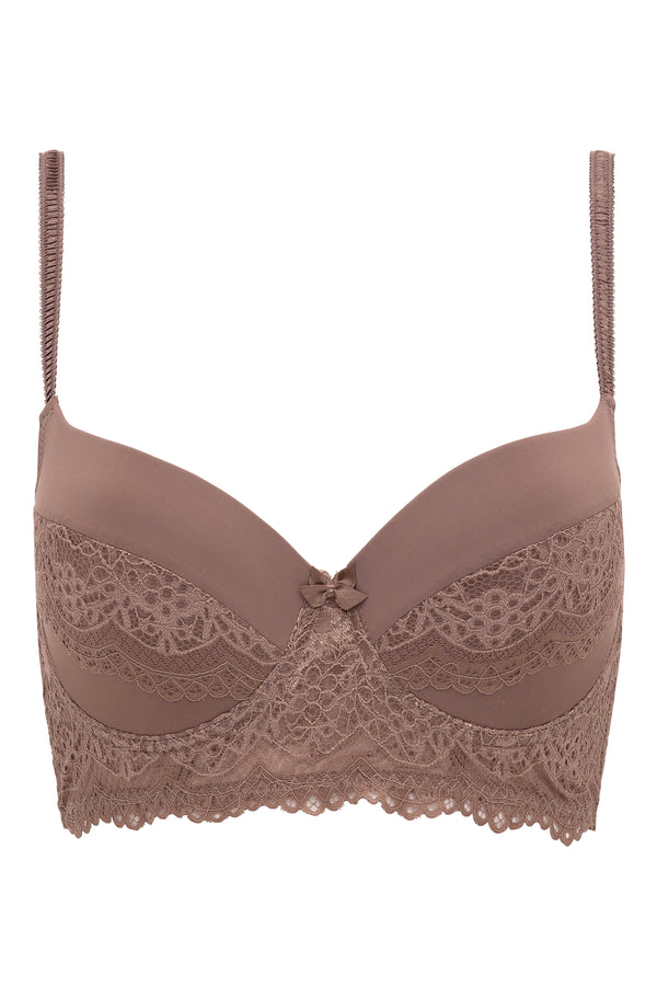 Rene Rofe 2 Pack Lace Longline Bra