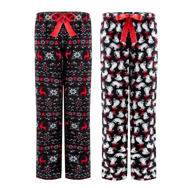 Rene Rofe 2-Pack Plush Fleece Pajama Pants