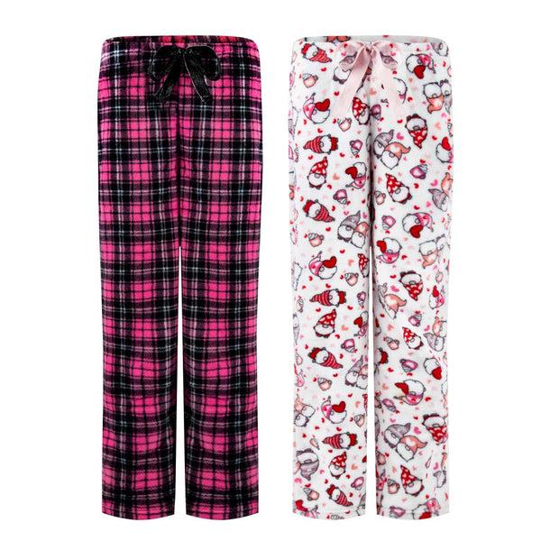 Rene Rofe 2-Pack Plush Fleece Pajama Pants