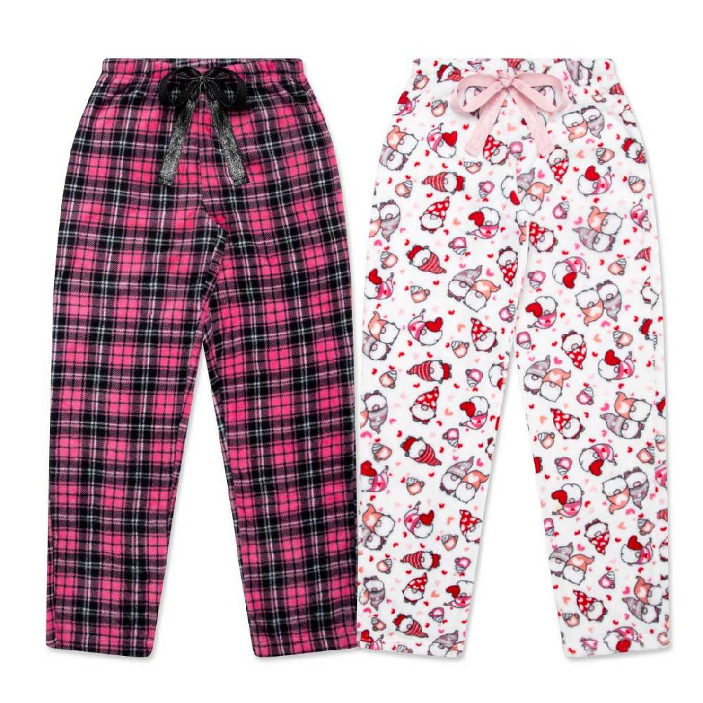 rene rofe 2-Pack Plush Fleece Pajama Pants