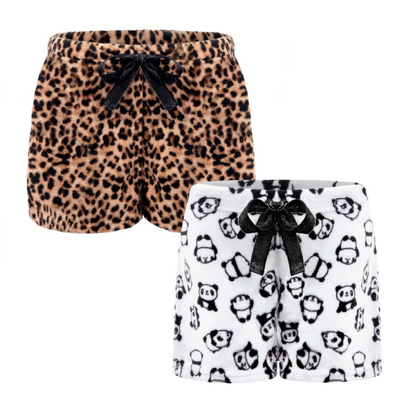 Rene Rofe 2-Pack Plush Fleece Pajama Shorts