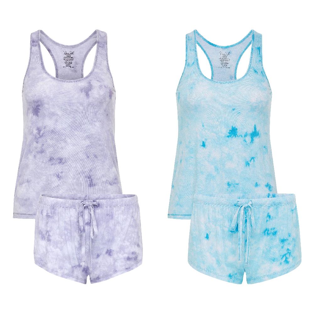 rene rofe 2 Pack Racerback Short Set