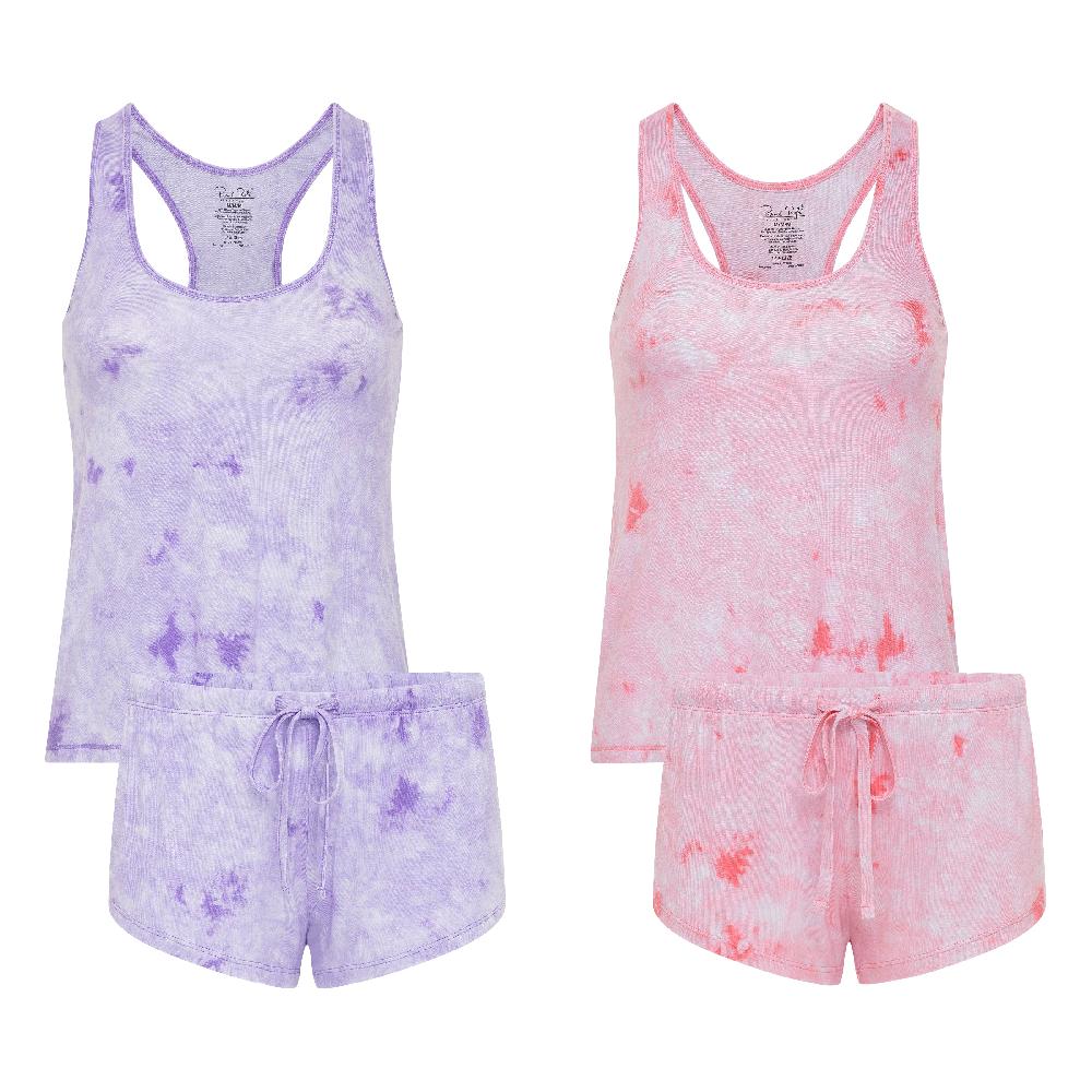 rene rofe 2 Pack Racerback Short Set