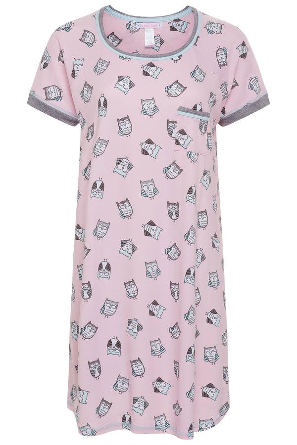Rene Rofe 2 Pack Soft Lightweight Sleep Shirt