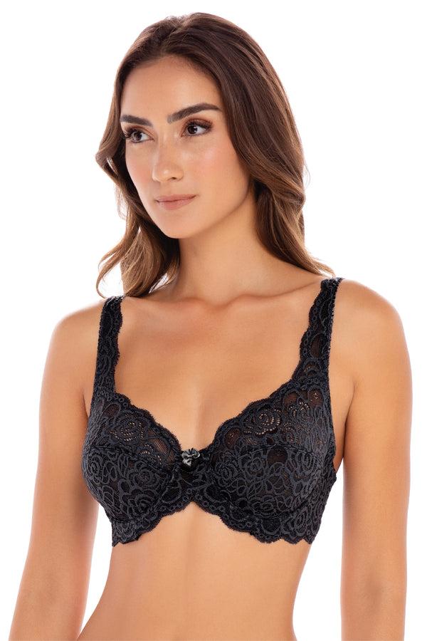 Rene Rofe 2 Pack Stretch Lace Unpadded Bras