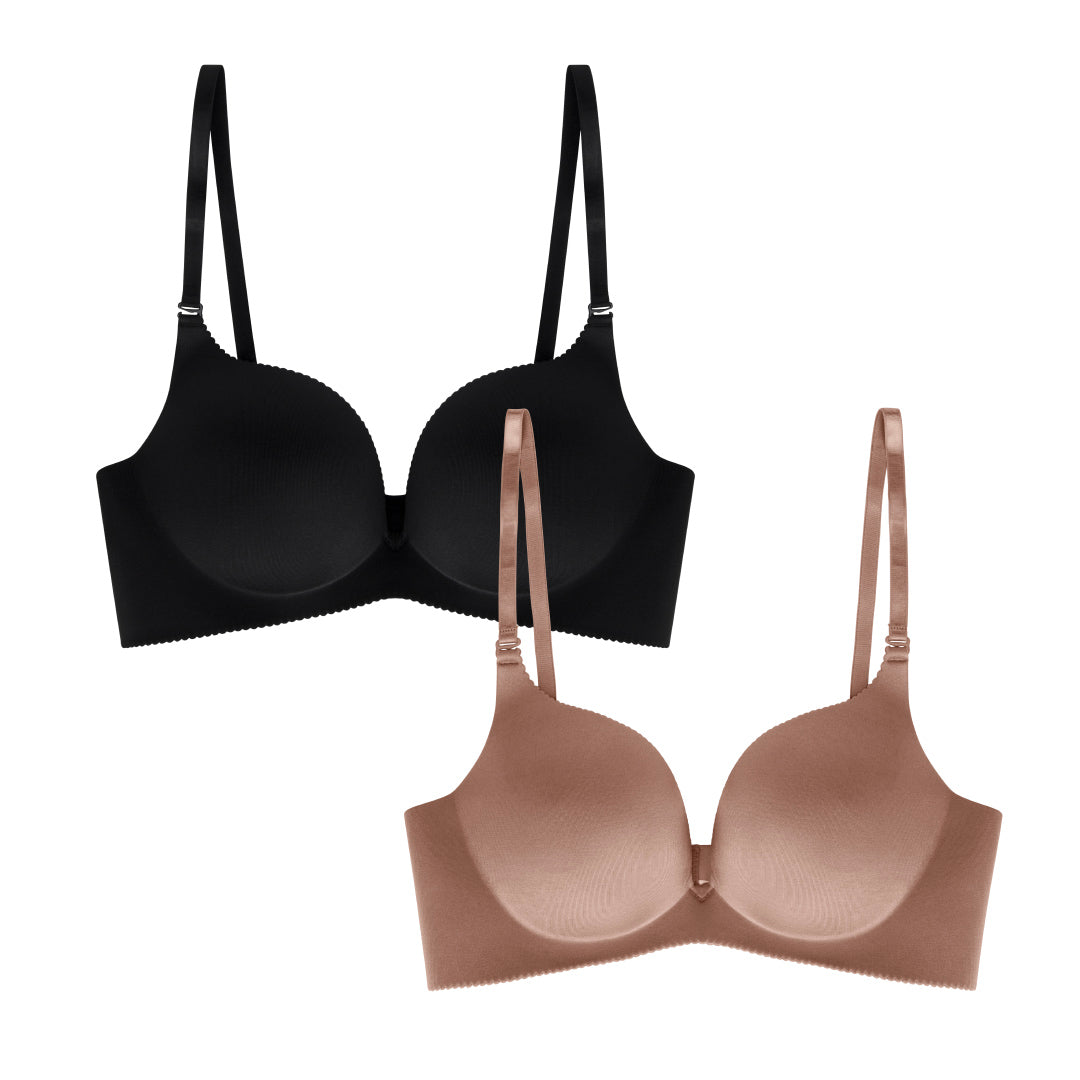 rene rofe 2 Pack Wireless Push Up Bra