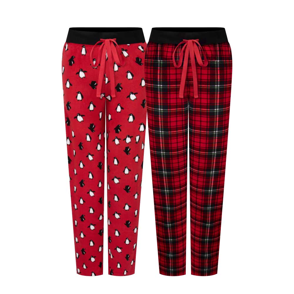 rene rofe 2 Pack Women's Velour Pajama Pants