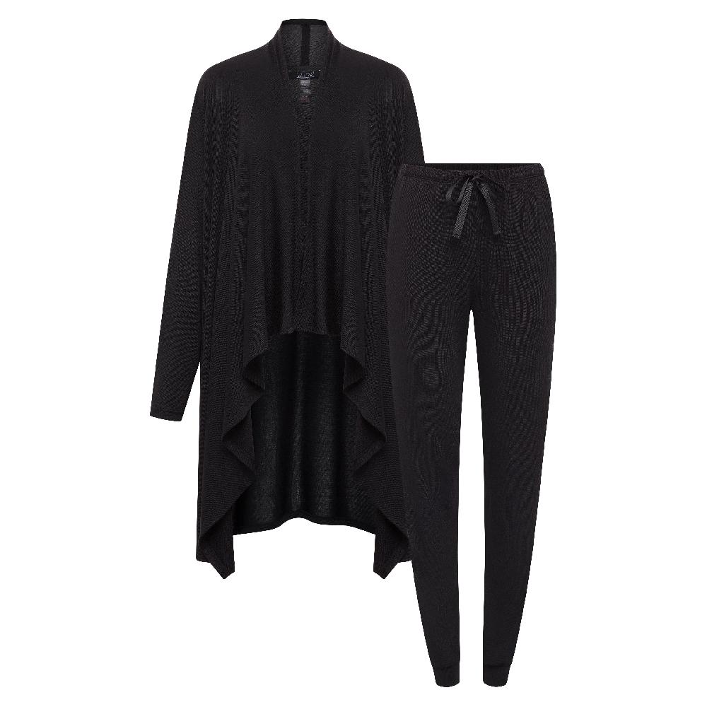 rene rofe 2 Piece Hacci Robe & Jogger Set