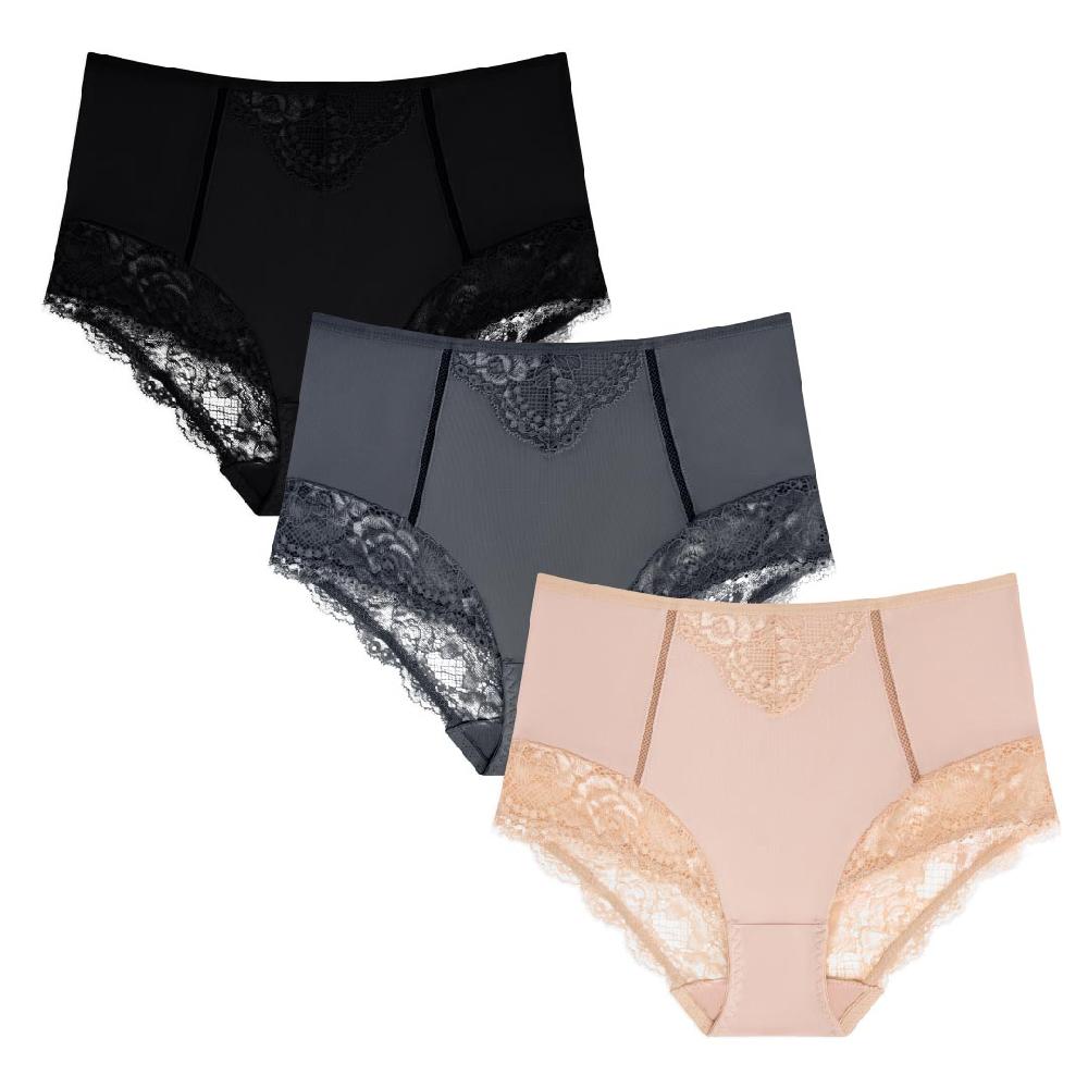 rene rofe 3 Pack Shaping Butterfly Briefs