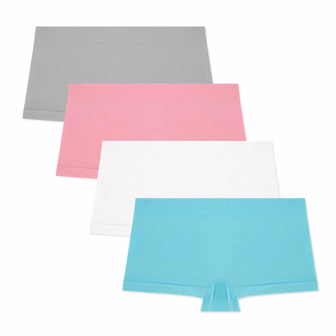 rene rofe 4 Pack Girls Seamless Boyshorts