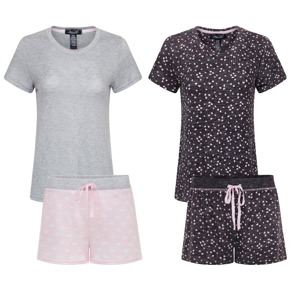 rene rofe 4 Pack Loungewear Hacci Short Set