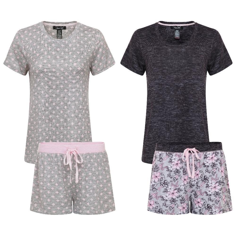 rene rofe 4 Pack Loungewear Hacci Short Set