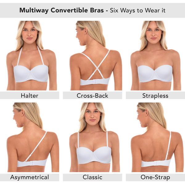 Rene Rofe 4 Pack Multiway Convertible Bras