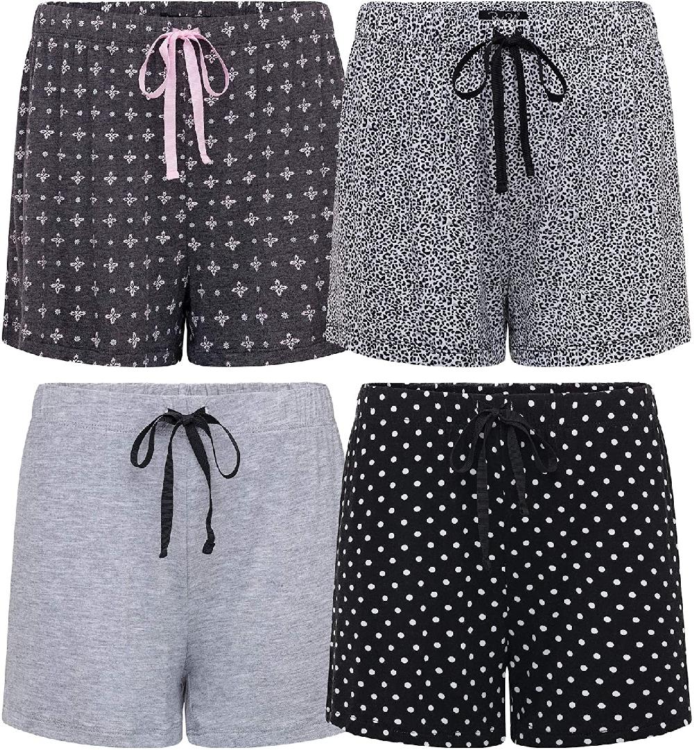 rene rofe 4 Pack Pajama Short Set Dots/Animal