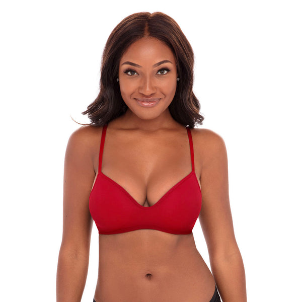 Rene Rofe 4 Pack Soft Foam Wireless T-Shirt Bra