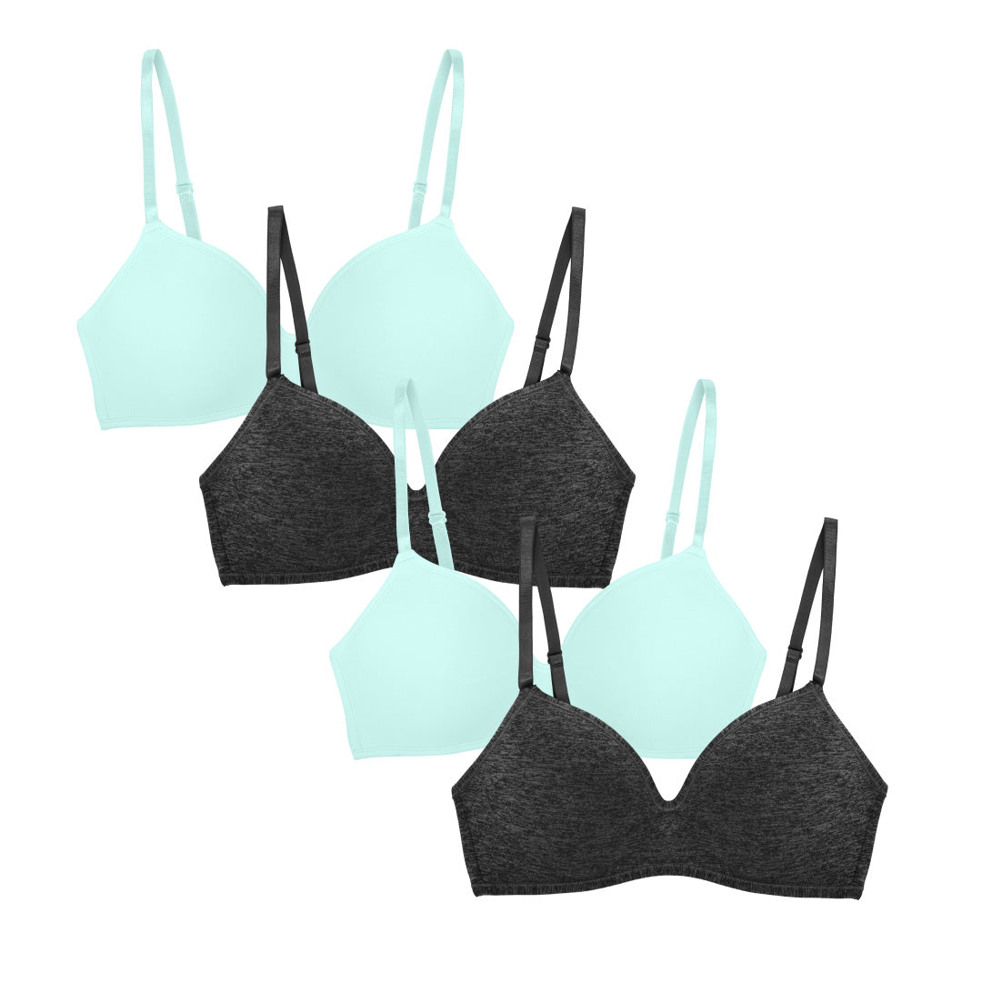 rene rofe 4 Pack Soft Foam Wireless T-Shirt Bra