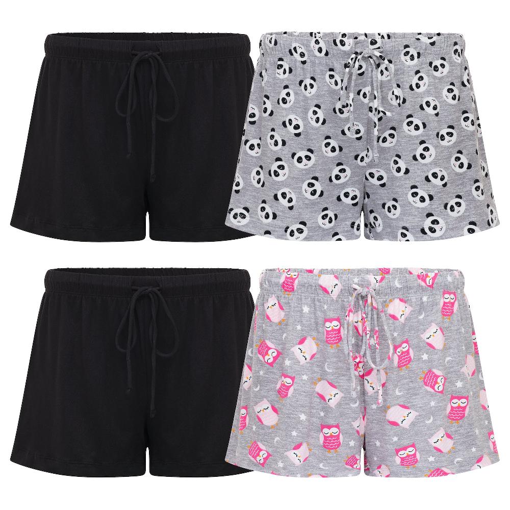 rene rofe 4 Pack Yummy Butter Soft Lounge Shorts