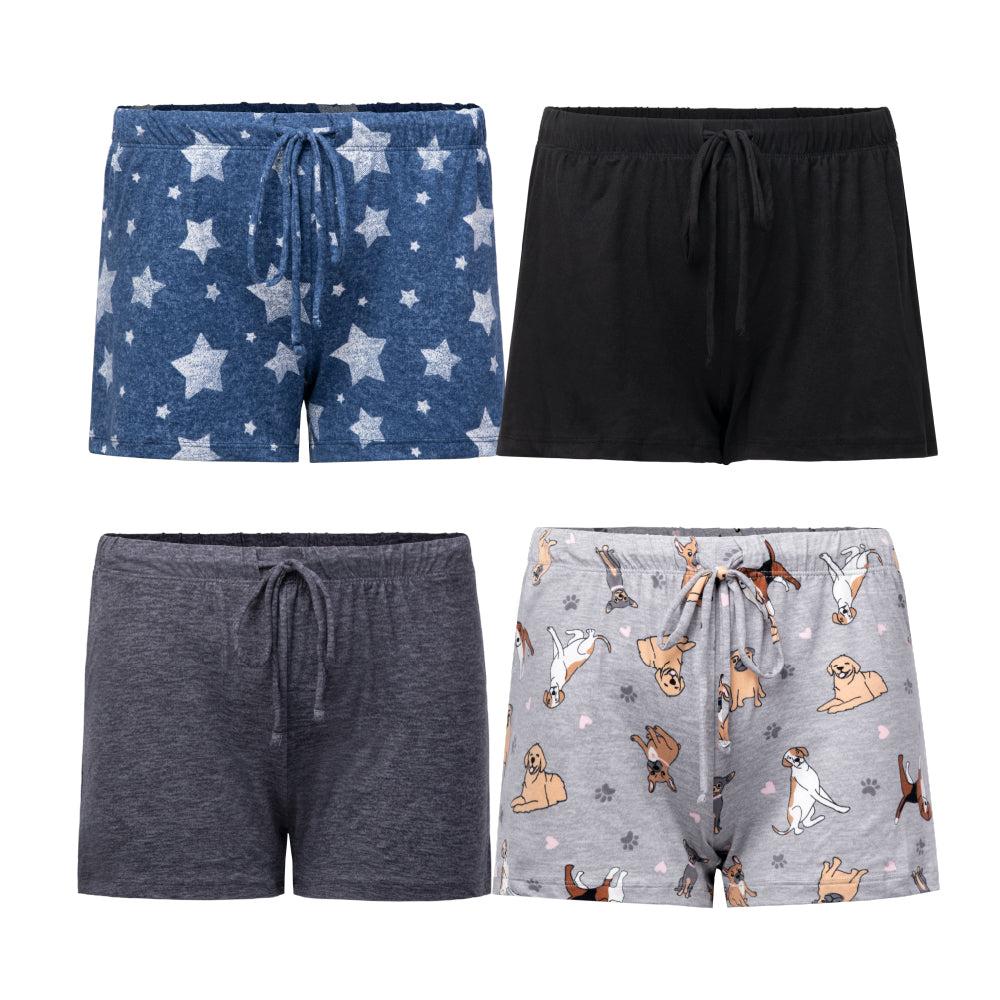 rene rofe 4 Pack Yummy Butter Soft Lounge Shorts