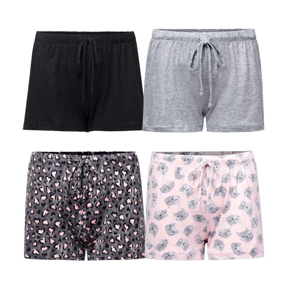 rene rofe 4 Pack Yummy Butter Soft Lounge Shorts