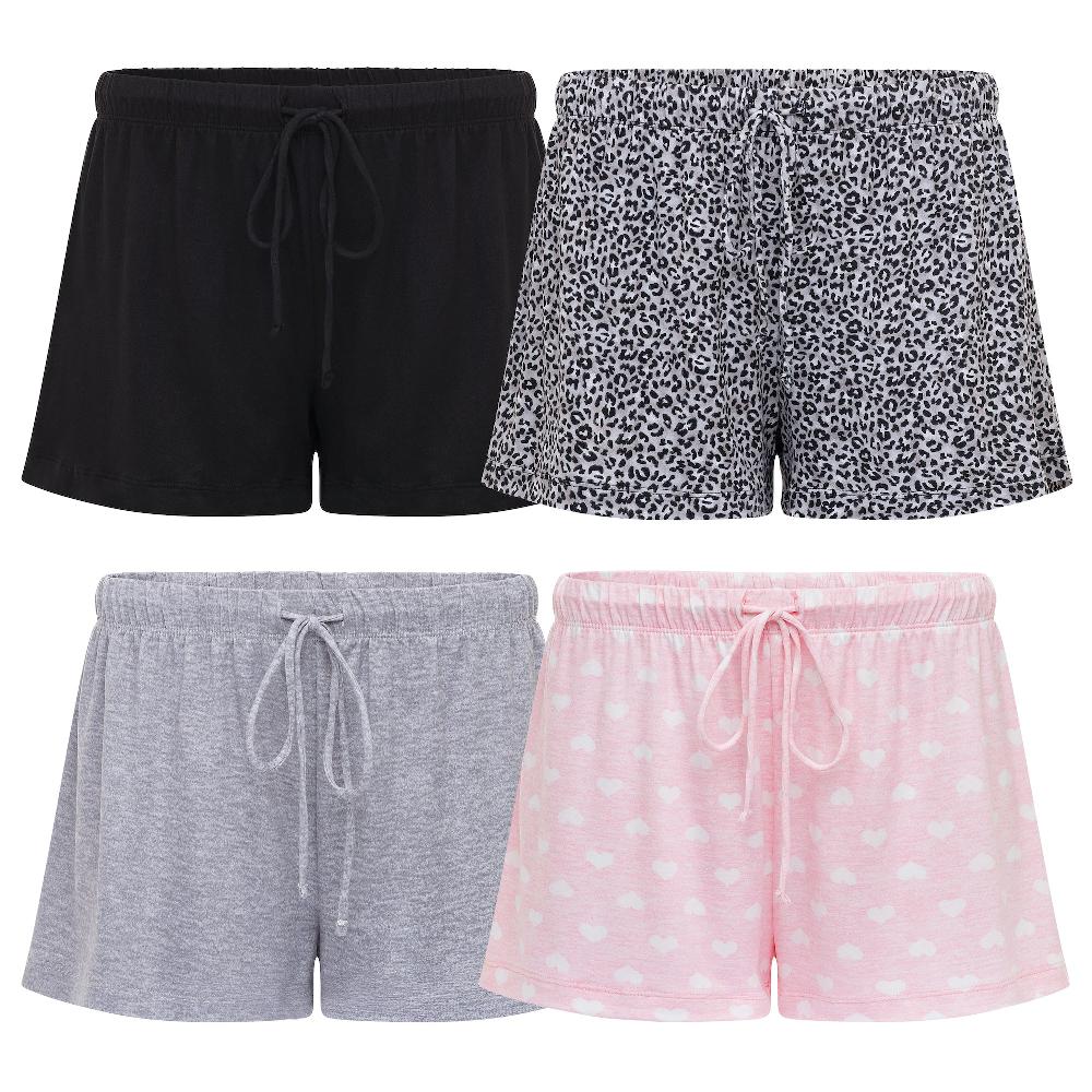 rene rofe 4 Pack Yummy Butter Soft Lounge Shorts