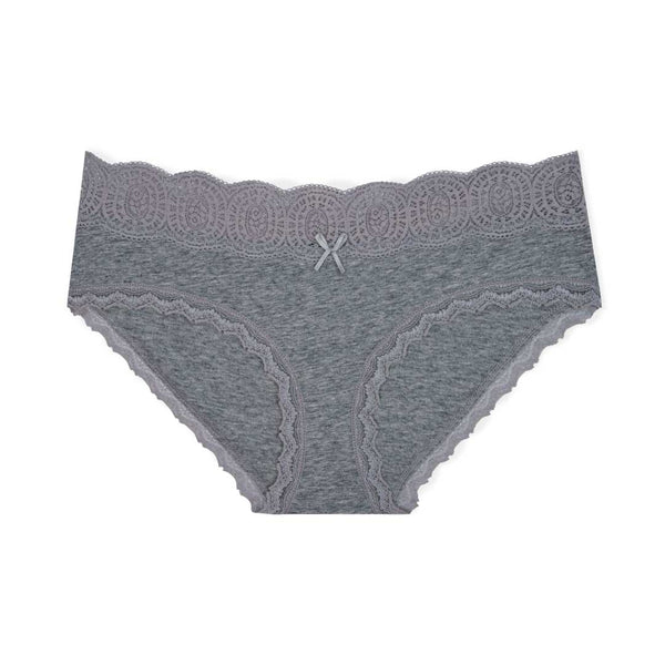 Rene Rofe 5 Pack Cotton With Lace Trim Bikinis