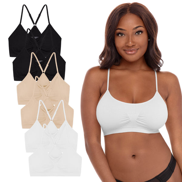 Rene Rofe 6 Pack Seamless Sports Bra