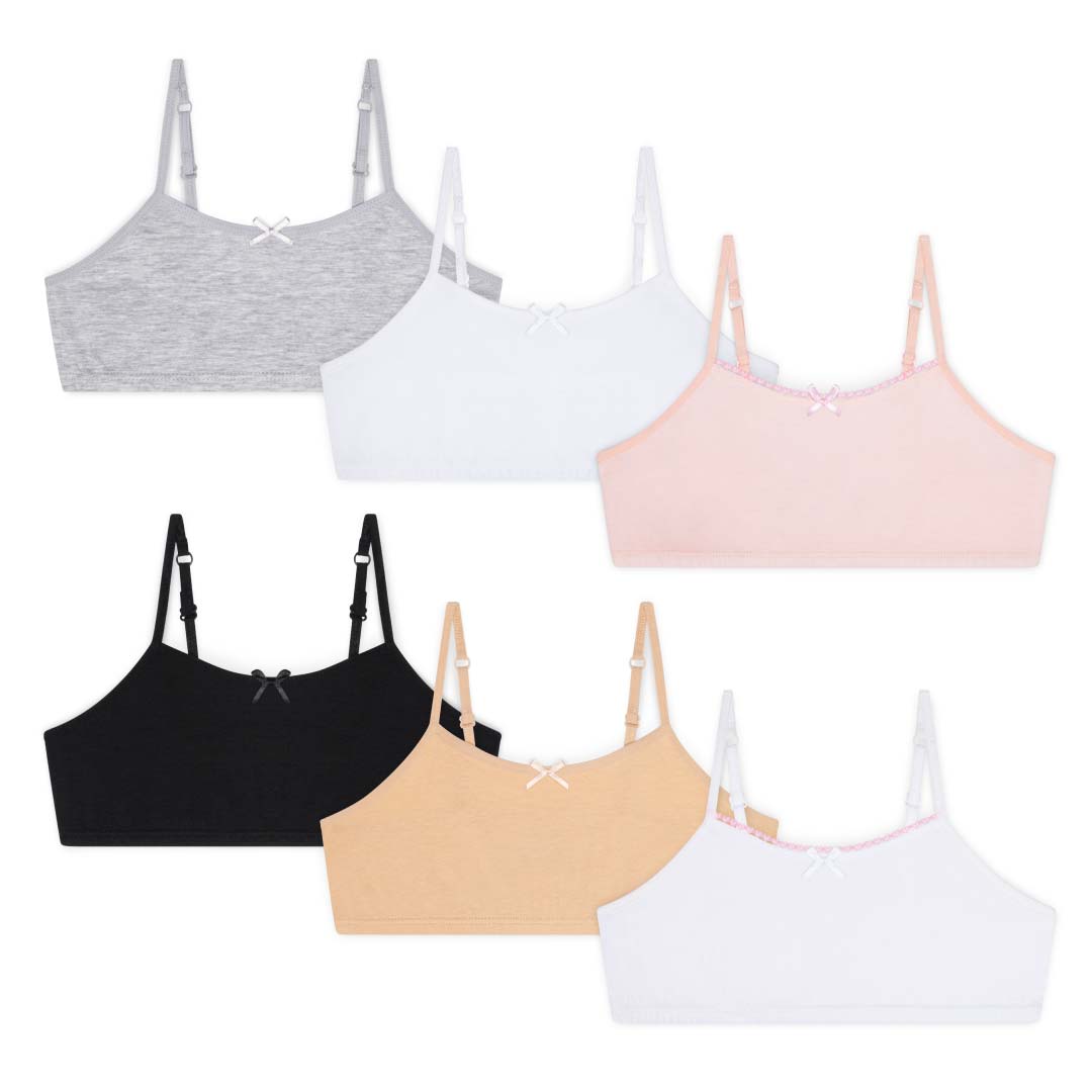 rene rofe Cotton Spandex Training Bras - 6 Pack