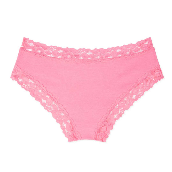 Rene Rofe Cotton With Lace Hipster